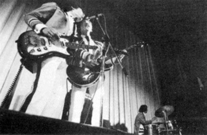 The Dynamites on stage