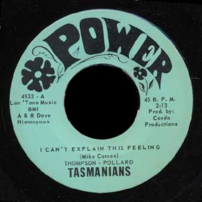 The Tasmanians 2nd 45, "I Can't Explain This Feeling"