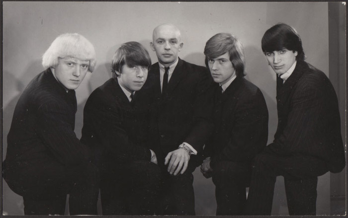 The Wheels, l-r: Victor Catling, Rod Demick, Brian Rossi, Tito Tinsley and Herbie Armstrong all photos and clippings courtesy Victor Catling