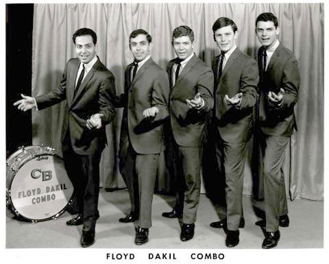 The Floyd Dakil Combo, l-r Floyd Dakil, Andy Michlin, Dennis Mills, Ronny Randall, and Chris Brown
