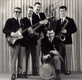 1962 l-r Eddie Pelletier, Don Ford, Howard Hall, Lou Oliverio, Val Suriano