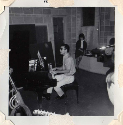 Recording at IRI Studios, February 1965