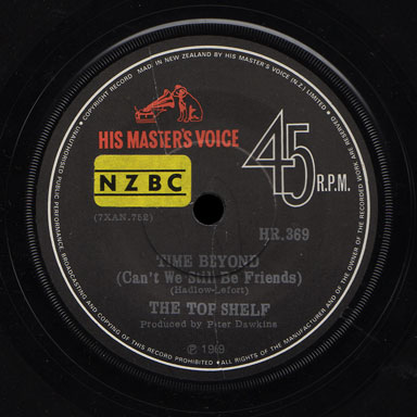 The Top Shelf His Master's Voice 45 Time Beyond