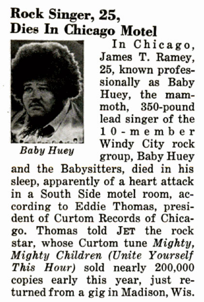 Baby Huey Singer
