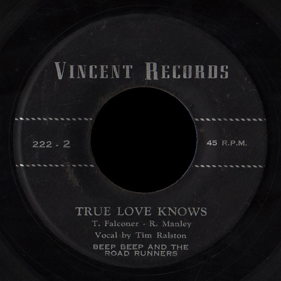 Beep Beep and the Road Runners Vincent 45 True Love Knows