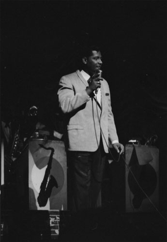  Unknown singer or emcee at the Apollo, March 1963