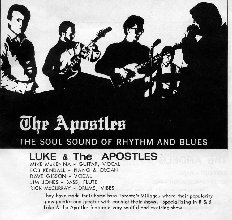 Luke & the Apostles promo sheet