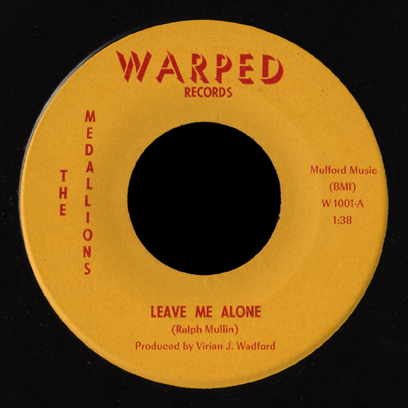 Leave Me Alone is a tough number heavy on the tambourine and group vocals