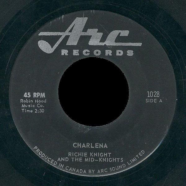 Richie Knight & the Mid-Knights Arc 45 Charlena