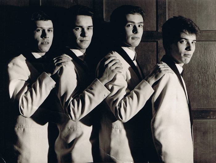 The Monotones at the Elms, 1964: Pete Stanley, Brian Alexander, Jim Eaton and Gary Nichols