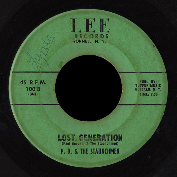 P.B. & the Staunchmen Lee 45 Lost Generation