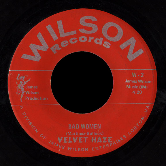 Velvet Haze Wilson 45 Bad Women