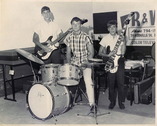  1964, from left: Robert Thompson, Tom Devers and Don Thompson