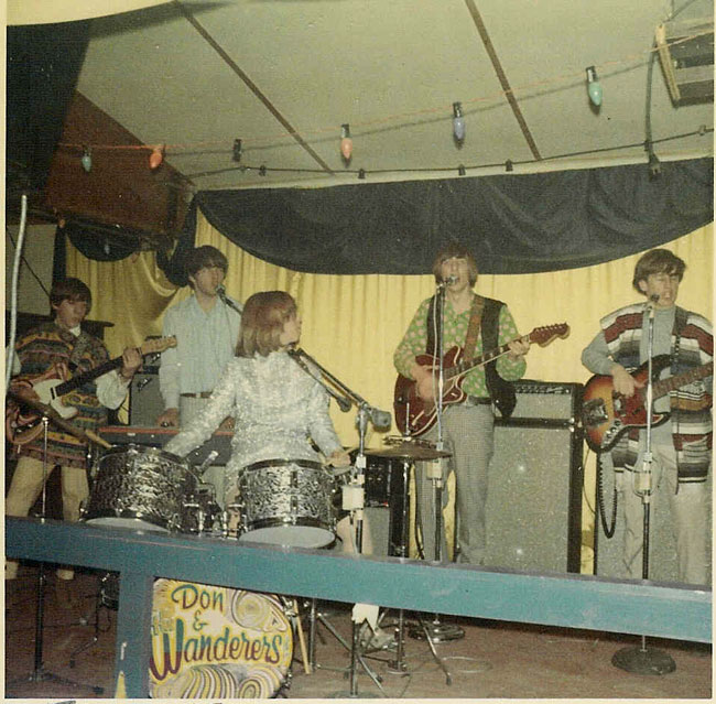 Don & the Wanderers, February, 1968, just before recording the 45