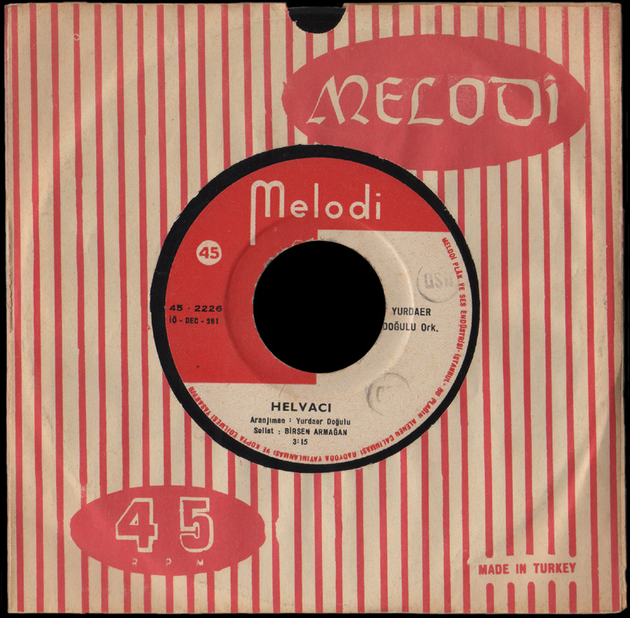 Birsen Armağan with the Yurdaer Doğulu Orchestra Melodi 45 Helvaci