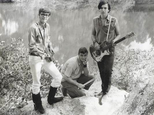 Crossfire promo photo, 1971, from left: Leonard Lehew, Bobby Bond, and Jack Montgomery