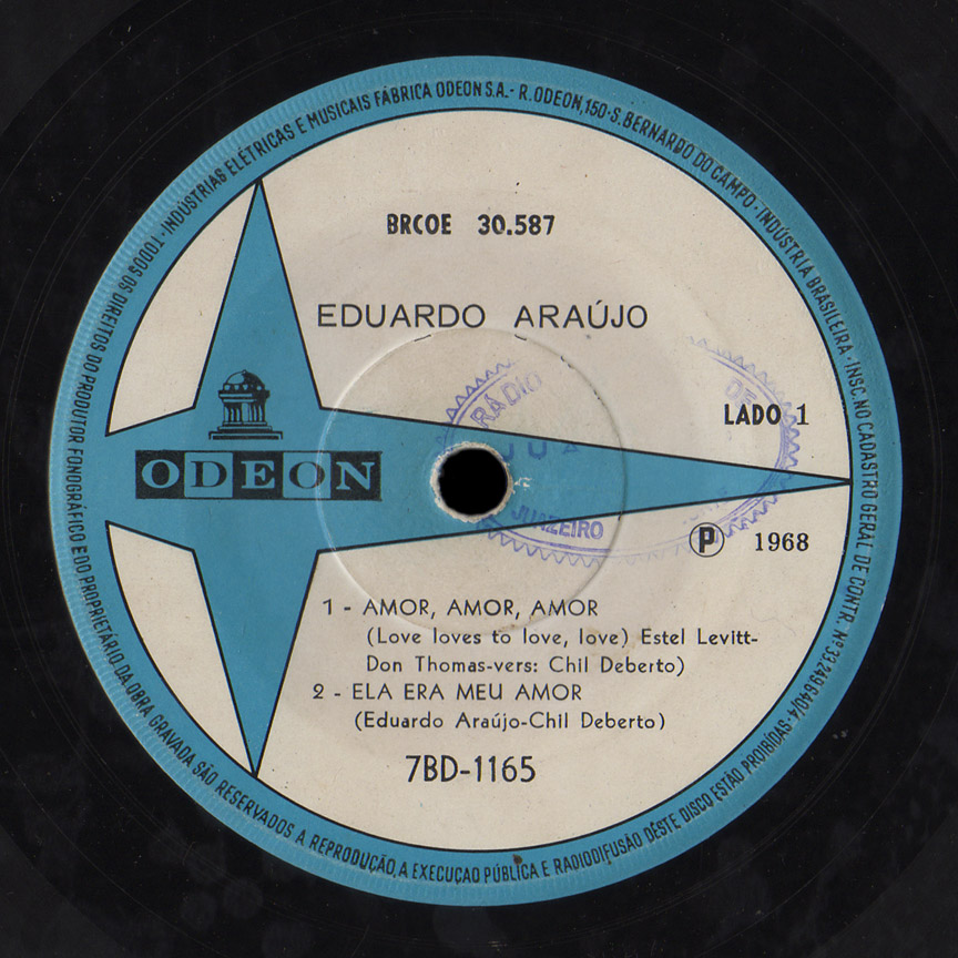 Eduardo Araujo Odeon EP Side 1