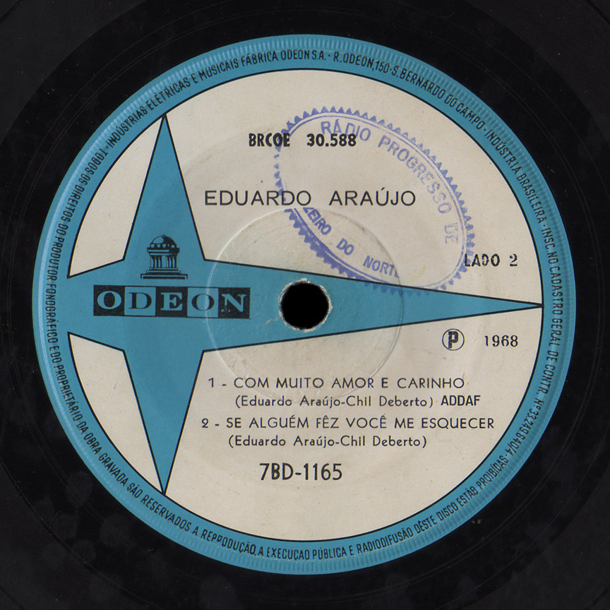 Eduardo Araujo Odeon EP Side 2