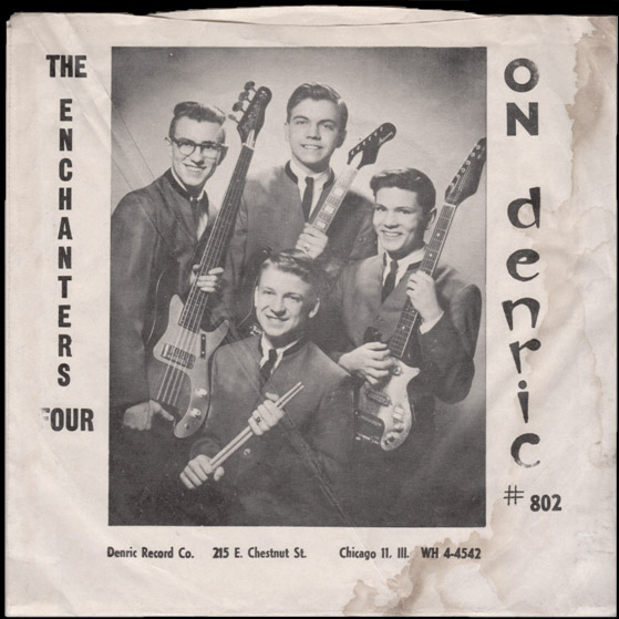 The Enchanters Four Den Ric picture sleeve
