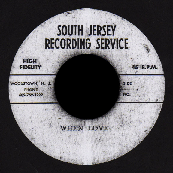 Fried Brothers (Friedles) South Jersey Recording Service demo 45 When Love