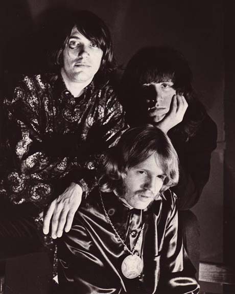 The Jokers Wild as a trio, clockwise from top left: Denny Johnson, Pete Huber and Lonnie Knight