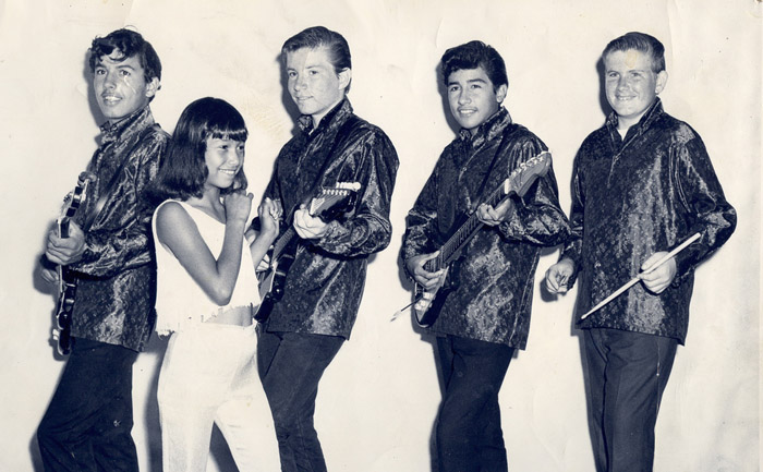 The Nite Walkers, 1965: Rich Hernandez, Joe Stoddard, Ray Almonza and Robert Stoddard
