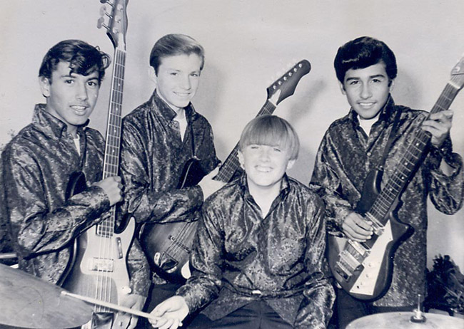  The Nite Walkers, 1966. From left: Rich Hernandez, Joe Stoddard, Rob Stoddard and Ray Almonza