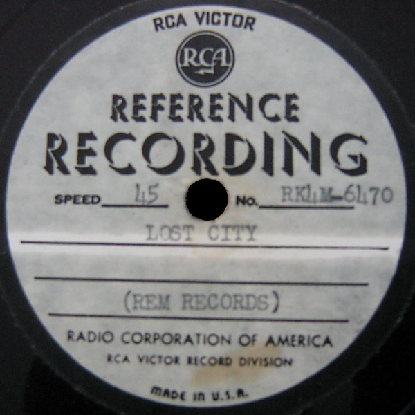 Sonny Page and the Triangles REM Records demo Lost City