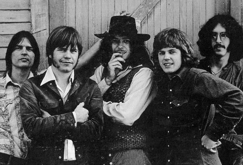 Blue Mountain Eagle, late 1969, from left: Dave Price, Randy Fuller, Bob Jones, Joey Newman and Don Poncher