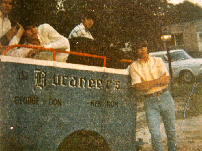  On tour, from left: Ron Krause, Don Bevers, George Falcone and Ken Loftis