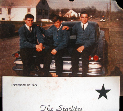 The Starlites, from left: Don Bevers, Ken Loftis and George Falcone