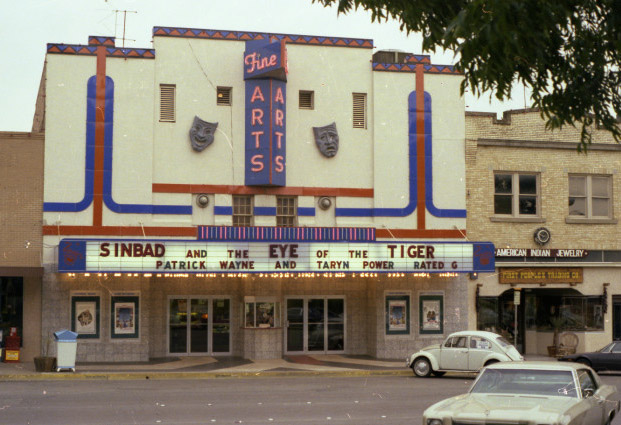 Fine Arts Theatre in 1977 photo from the University of North Texas library