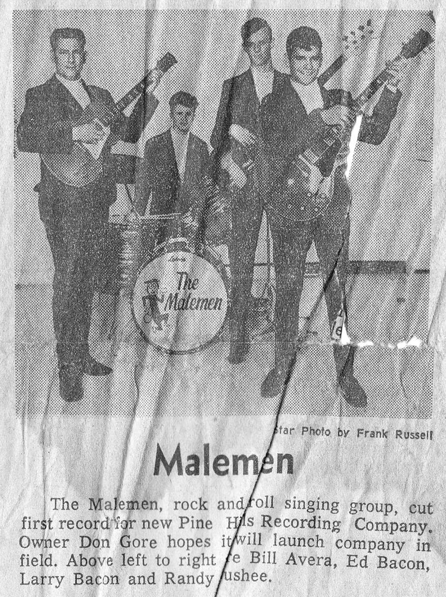 The Malemen from left: Bill Avera, Ed Bacon, Larry Bacon and Randy Bushee