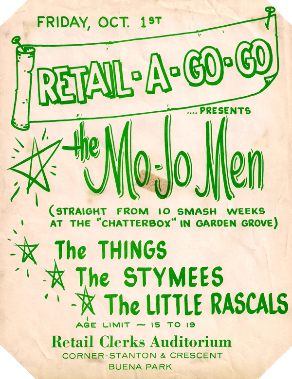 Mo-Jo Men, Things, Stymees, Little Rascals Retail Clerks Auditorium