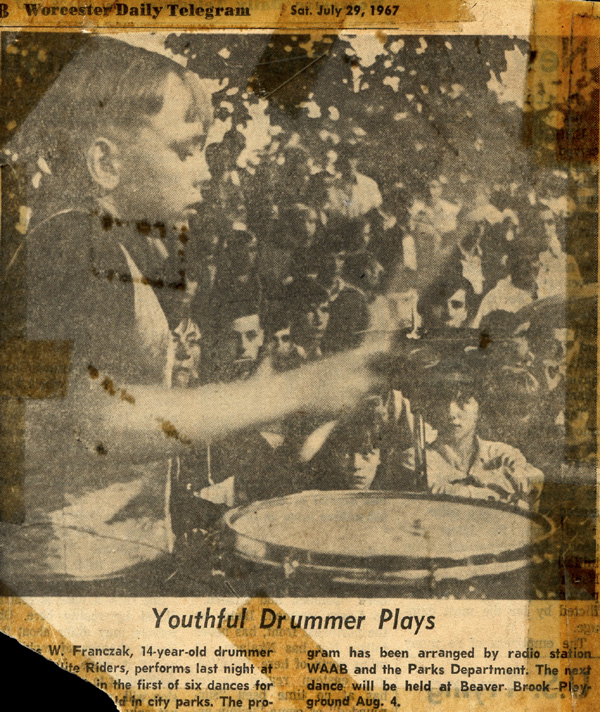 Charles W. Franczak, 14-year old drummer ...