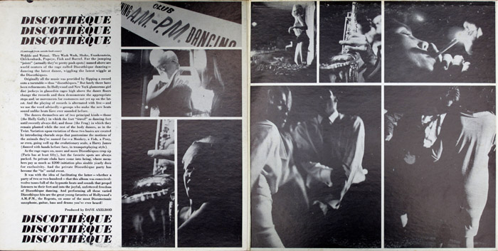Regents Capitol LP Live at the A.M.-P.M. Discotheque gatefold