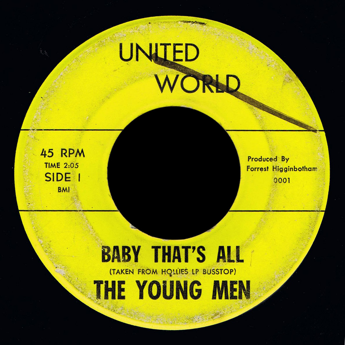 Young Men United World 45 Baby That's All