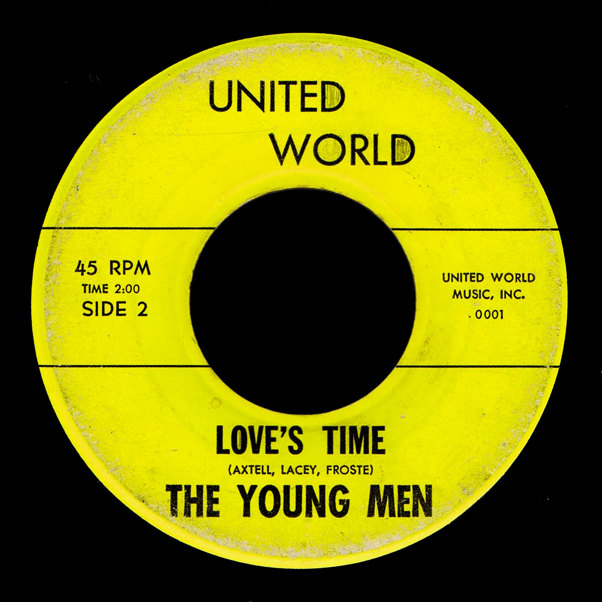 Young Men United World 45 Love's Time