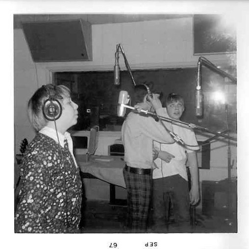 Billy and the Kids in the studio, September 1967