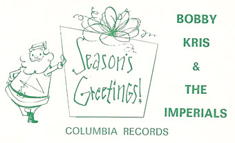 Bobby Kris & the Imperials, Columbia Records Season's Greetings