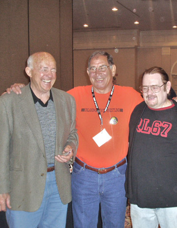  CAC 2004, from left: Verne Gagne, Jack Brisco and Tom Hankins