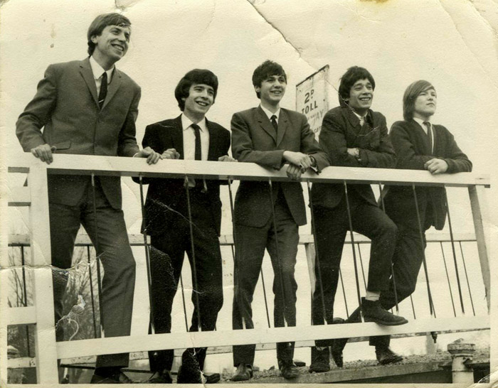 The Dae-b-Four, spring 1965, from left to right: Iain Pitwell, Rex Brayley, Bobby Dean, Brian Brayley and Roger Sidey