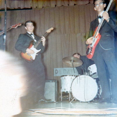 Dave & the Detomics on the Kinks tour, Decatur, Illinois, 1965