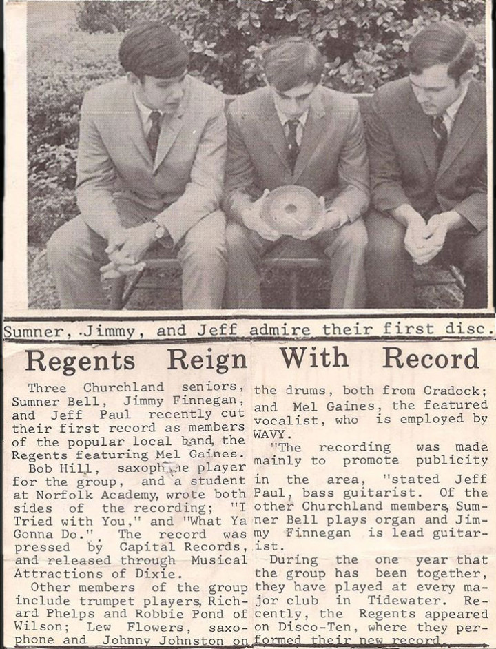 The Regents Record Release Clipping