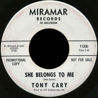 Tony Cary Miramar 45 She Belongs to Me
