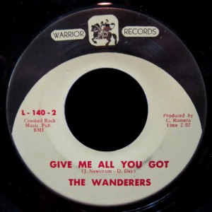 Wanderers Warrior 45 Give Me All You Got