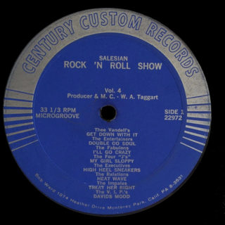 Salesian Rock 'n Roll Show Vol. 4 Century Custom LP Side 1