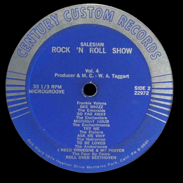 Salesian Rock 'n Roll Show Vol. 4 Century Custom LP Side 2