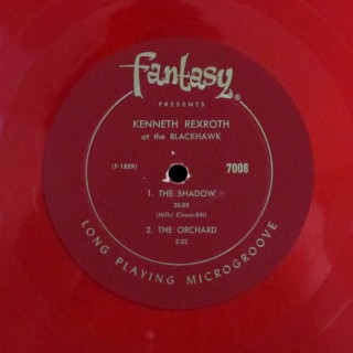 Kenneth Rexroth Fantasy LP 7008, Poetry and Jazz at the Black Hawk, Side A