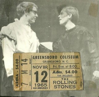RollingStonesTicketNov12_1965GreensboroColiseum
